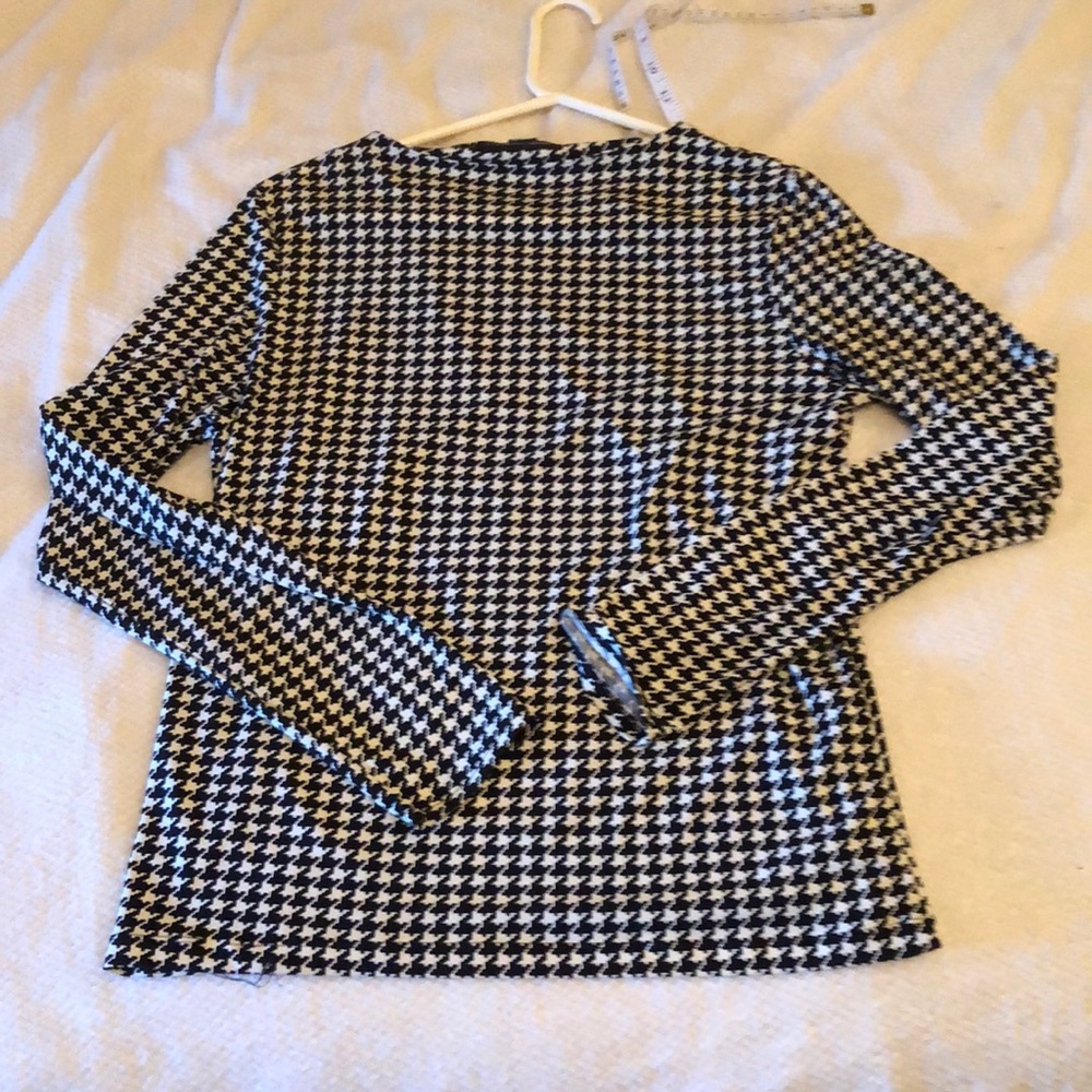 GOOD CLOTHES HOUNDSTOOTH SZ M NICE/SOFT